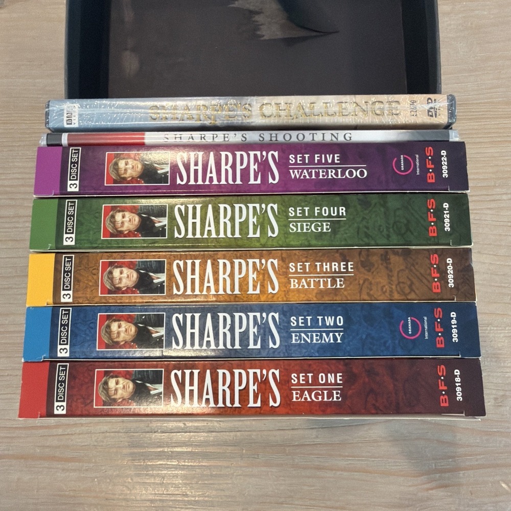 Sharpe's Series Sharpe Box Set With Map (17) Discs No Letter Opener - Picture 3 of 5